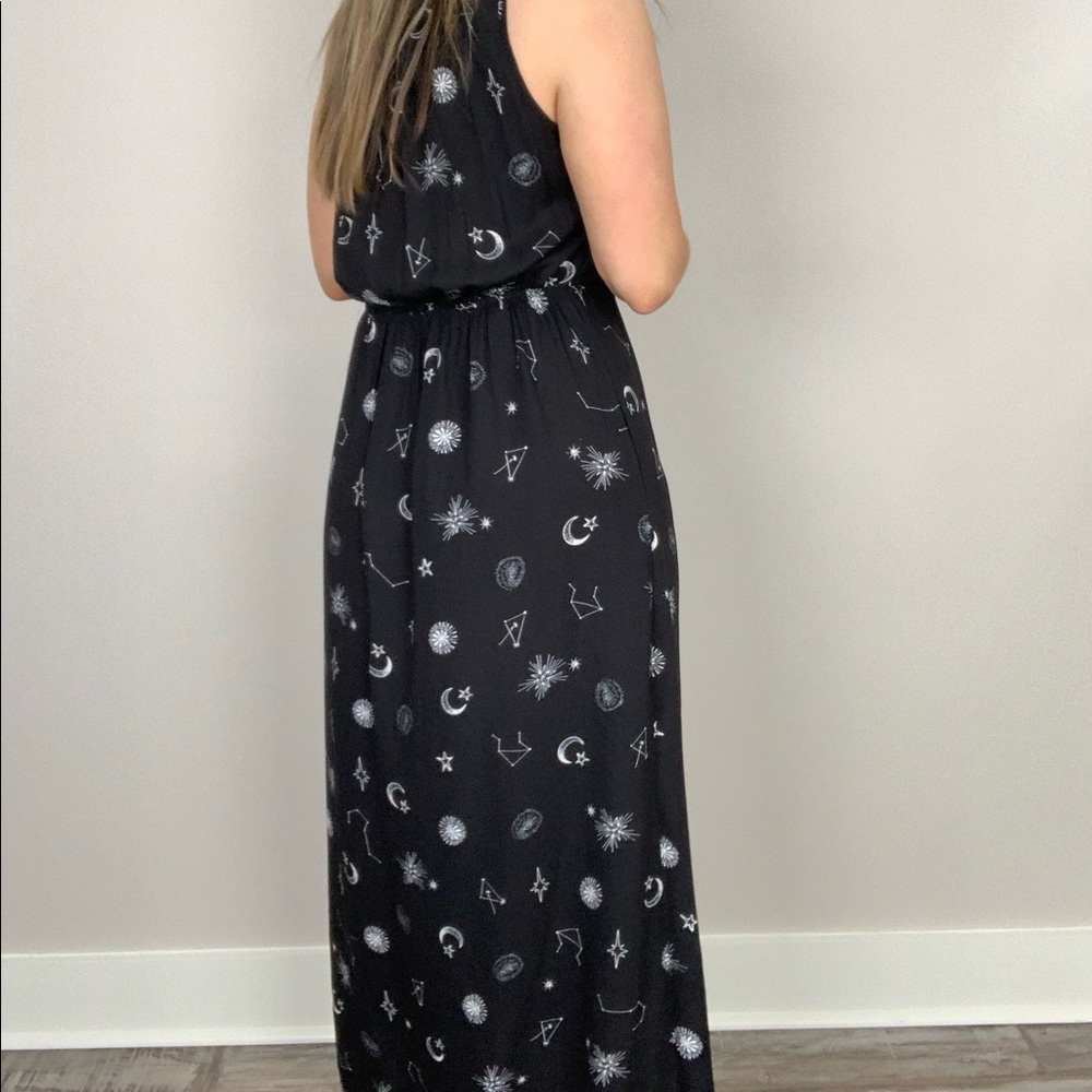 Written In The Stars Maxi Dress Black S Celestial - Picture 3 of 8